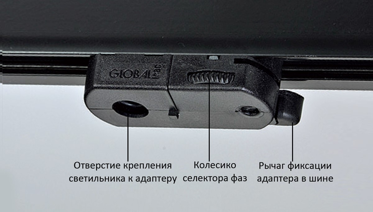 Расположение селектора фаз 